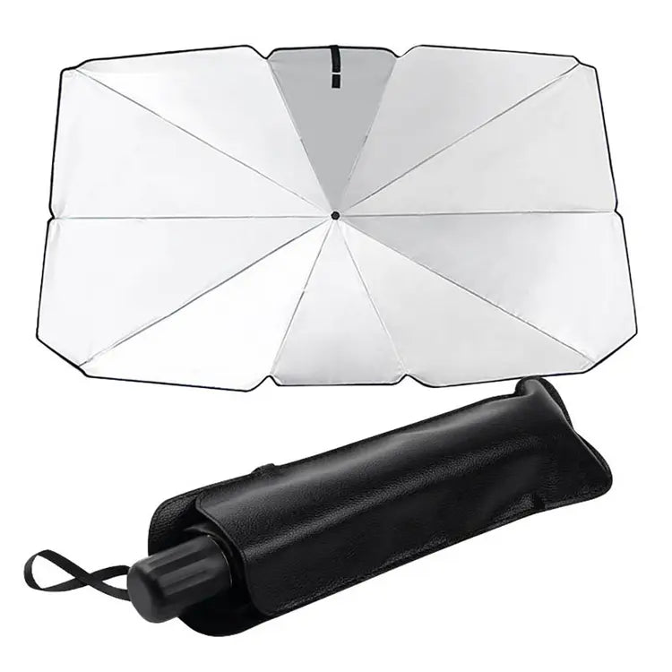 Foldable Umbrella Car Windshield Sunshade – UV Ray Blocking Sun Protector