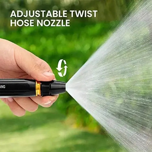 Adjustable Water Spray Nozzle with Hose Connectors – Garden & Car Wash Sprayer