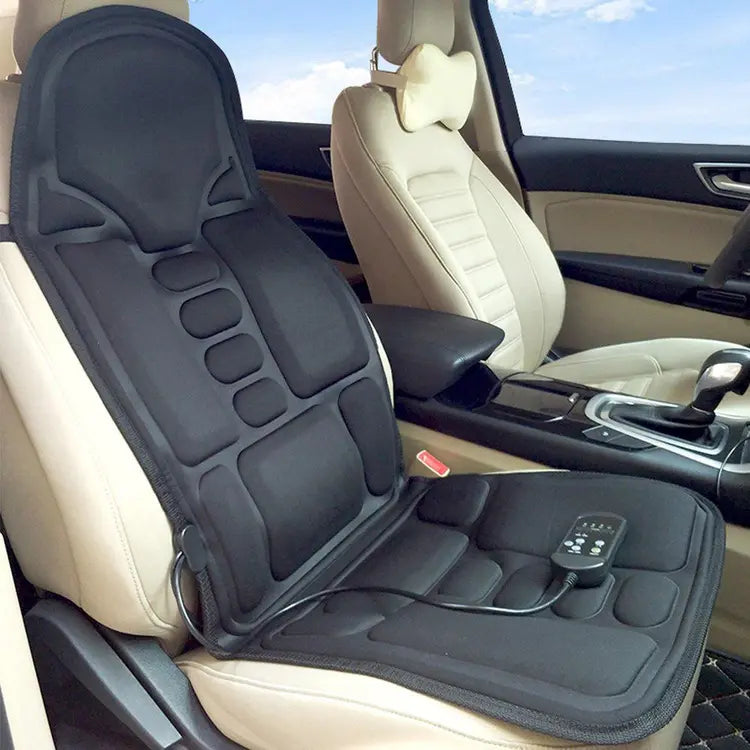 Full-Size Massage Seat Cushion with Soothing Heat – Electric Massage Seat Topper