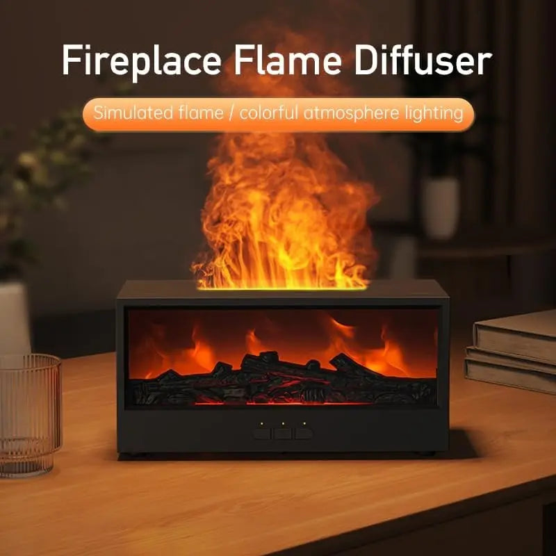 Bring fireplace warmth home with this simulated flame aroma diffuser and humidifier. Shop online across UAE.