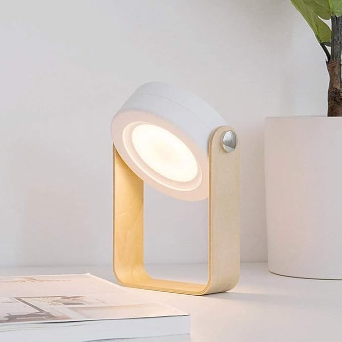 Foldable LED Night Light with Carry Handle | Portable Bedside Lamp