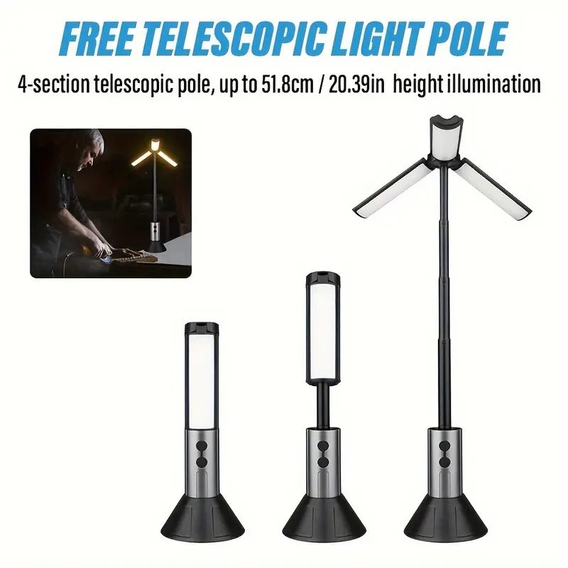 Multi-Function Telescopic Camping Lantern – Portable Extendable LED Light