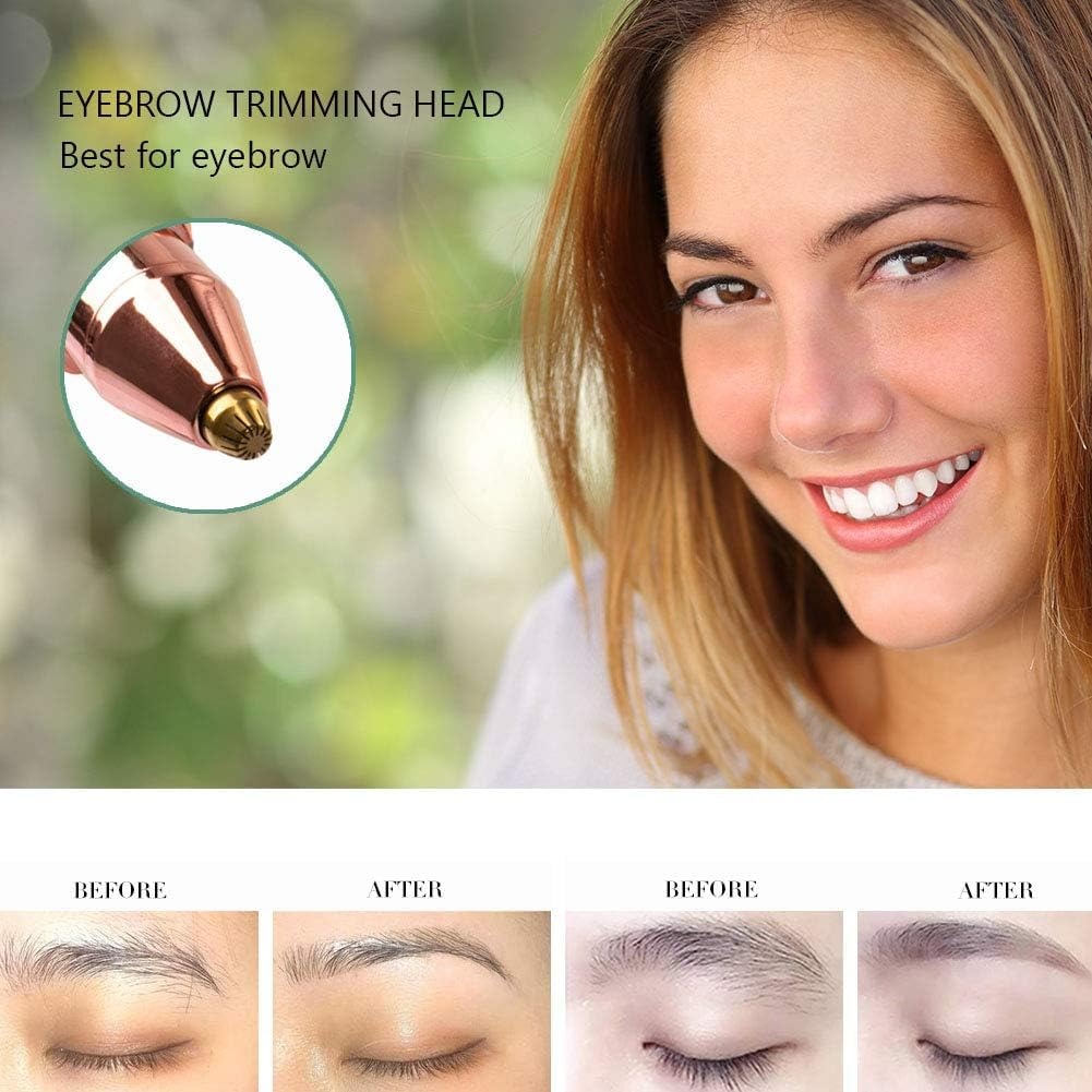 Rechargeable Eyebrow Trimmer for Women – USB Charging Portable Precision Hair Remover