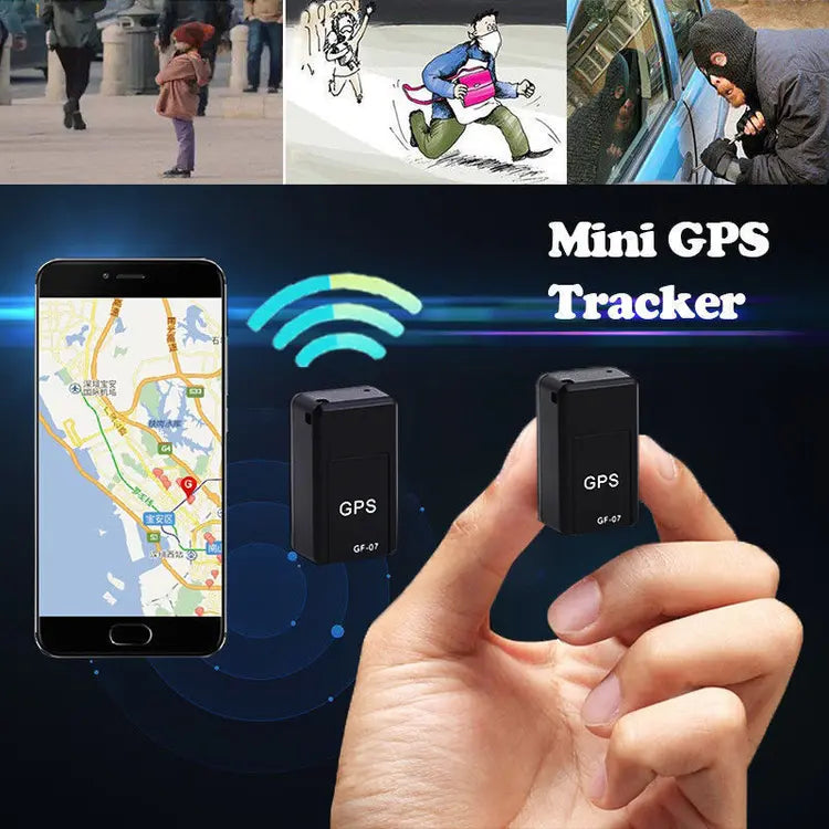 Mini GPS Tracker GF-07 – Compact Anti-Theft & Anti-Lost Locator