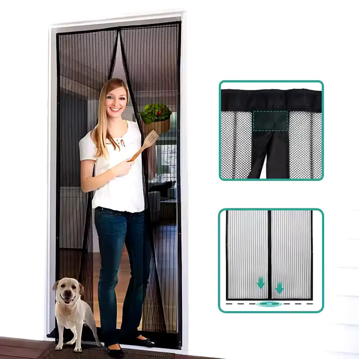 Alternative:  Hands-free magnetic fly screen door curtain for kitchens, balconies & patios. Shop online across UAE.