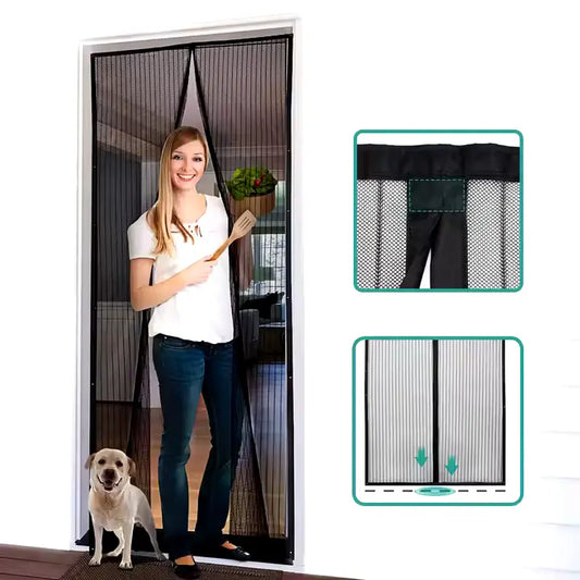 Alternative:  Hands-free magnetic fly screen door curtain for kitchens, balconies & patios. Shop online across UAE.