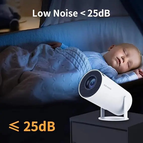 HY300 Mini WiFi Projector – Portable Home Theater Projector with Screen Mirroring