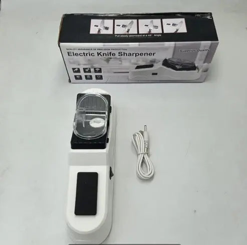 Electric Knife Sharpener | Automatic Countertop Kitchen Tool for Sharp, Safe Blade Maintenance
