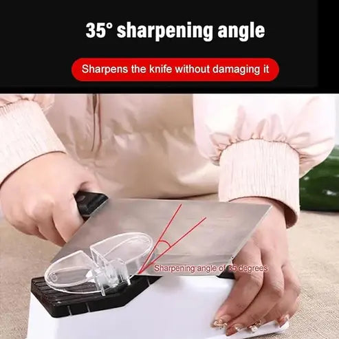 Electric Knife Sharpener | Automatic Countertop Kitchen Tool for Sharp, Safe Blade Maintenance