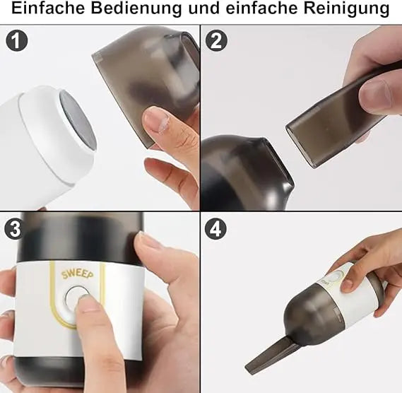 Mini Portable Vacuum Cleaner | Compact Handheld Tool for Car, Sofa, Pet Fur & Keyboard