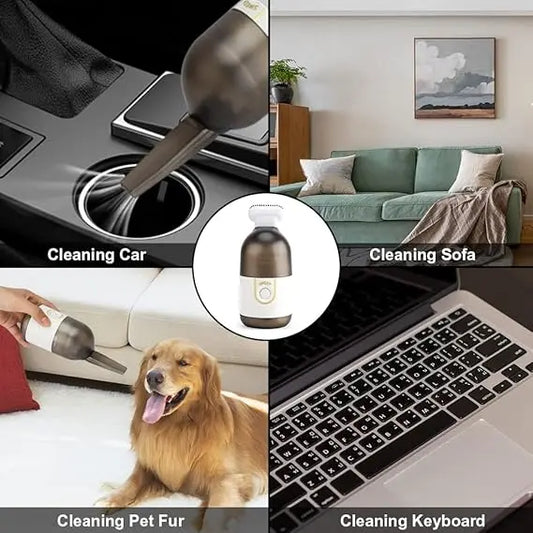 Mini Portable Vacuum Cleaner | Compact Handheld Tool for Car, Sofa, Pet Fur & Keyboard