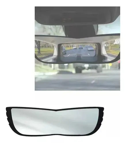 Panoramic Wide-Angle Car Rearview Mirror – Universal Interior Rear View Mirror