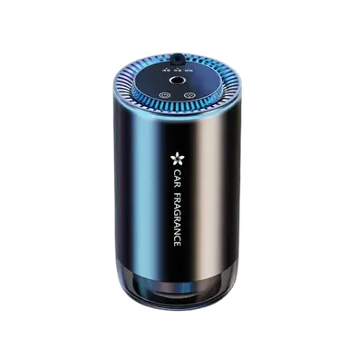 Car Fragrance Diffuser – Cylindrical LED Air Freshener for Car Interior