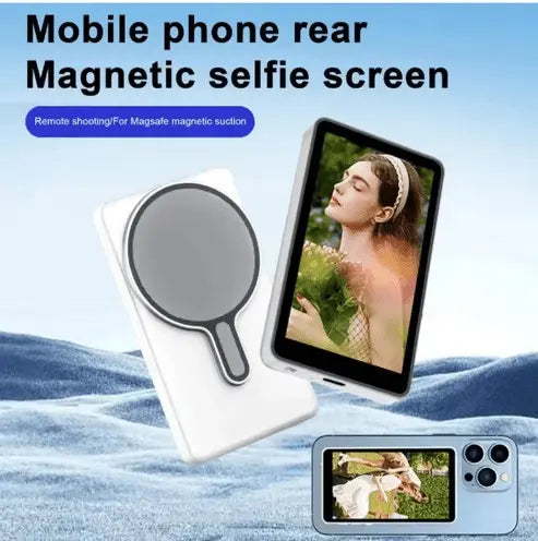 Magnetic Rear Camera Selfie Mirror – MagSafe-Compatible Phone Attachment