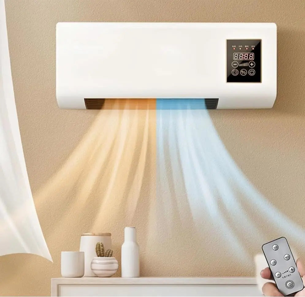 Wall-Mounted Heater & Fan with Remote | UAE