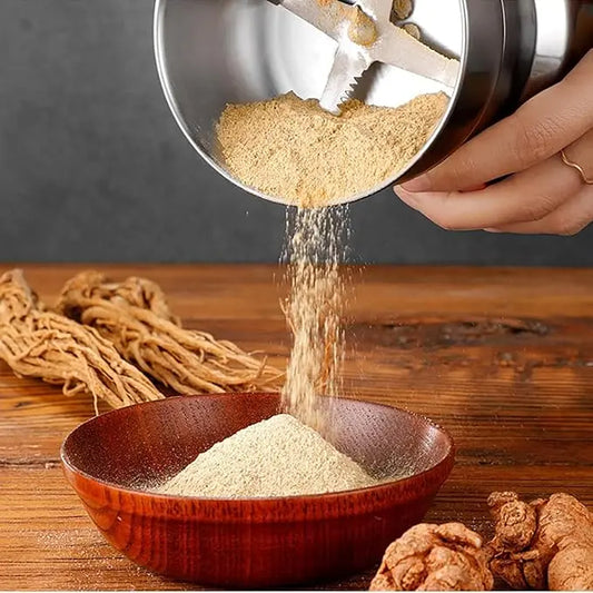 Electric Coffee & Spice Grinder – Compact Dry Food Grinder with Transparent Lid
