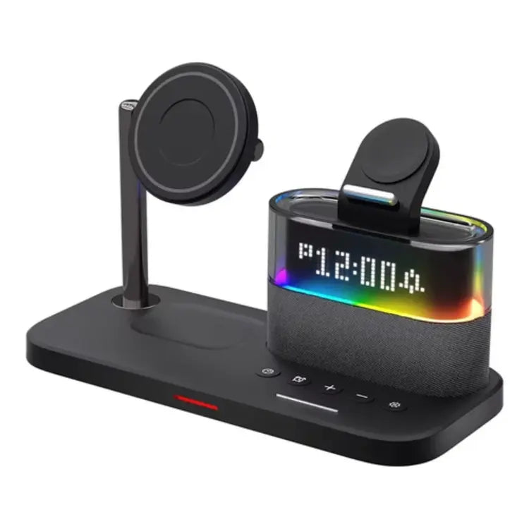 3-in-1 Wireless Charging Station with Speaker | UAE