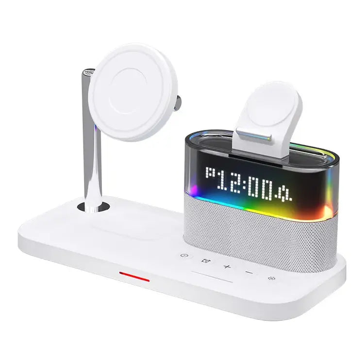 3-in-1 Wireless Charging Station with Speaker | UAE
