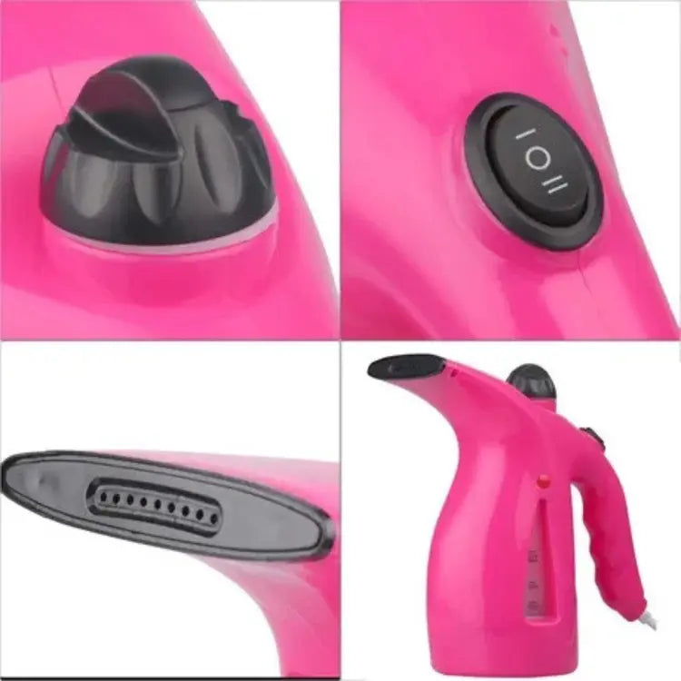 Handheld Garment Steamer with Fabric Brush – Portable Wrinkle Remover for Clothes