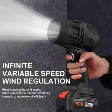 Cordless Electric Air Blower Gun 48V – Variable Speed Handheld Duster