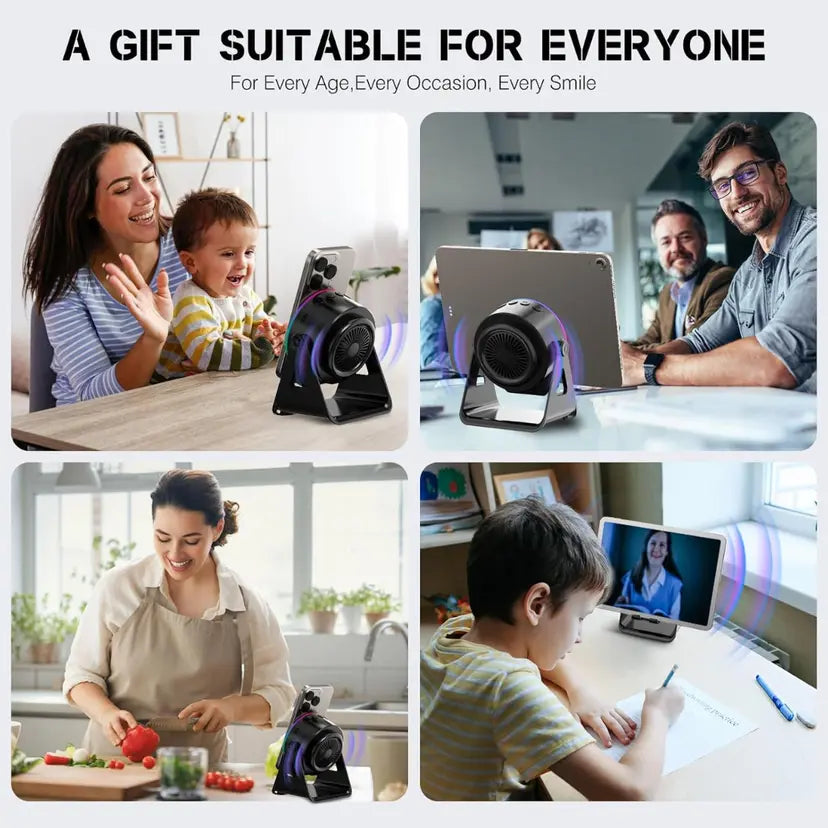 360° Rotating Adjustable Phone Stand – Foldable Desktop Mobile Holder