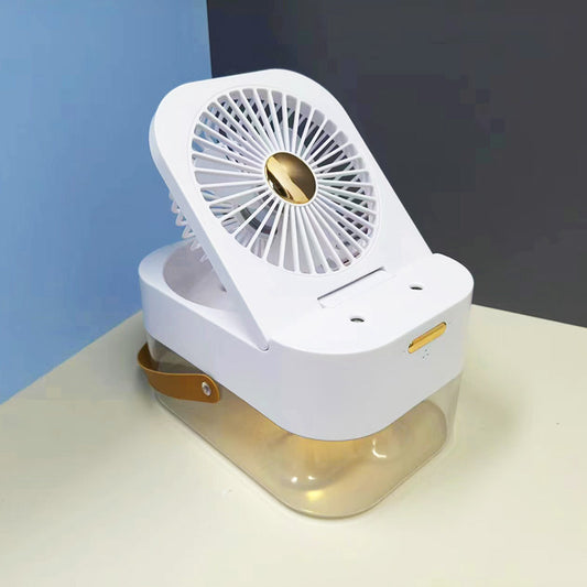 3-in-1 Portable Air Cooler Fan & Humidifier with Remote Control – USB Desktop Cooling Fan