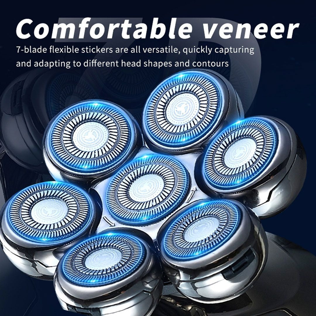 Kemei 5-in-1 Electric Shaver & Grooming Kit with Multi-Function Attachments