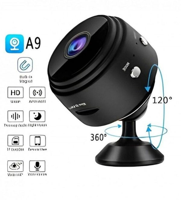 A9 Mini WiFi Security Camera Full HD 1080P with Night Vision & Motion Detection