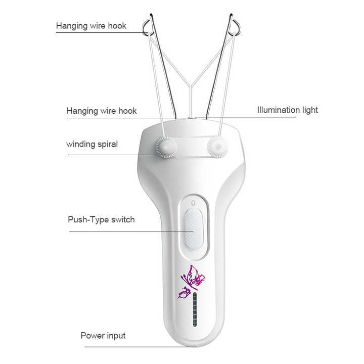 Electric Eyebrow & Facial Hair Threading Machine – Precision Threading Device