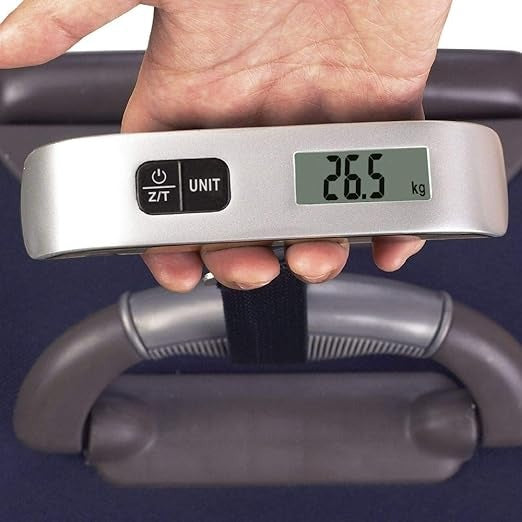 Digital Luggage Scale | Portable Handheld Travel Scale with kg/lb Unit Switch