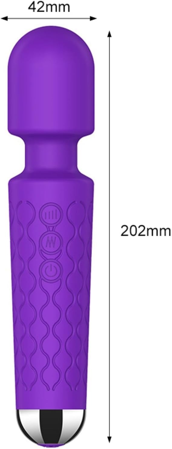 Electric Body Massager – 8 Vibration Speeds & 20 Massage Patterns | Rechargeable Handheld Massager