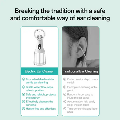 Electric Ear Cleaner with 4 Modes & Adjustable Pressure – Digital Ear Cleaning Rinse Device