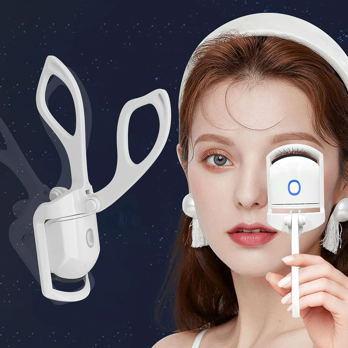 Electric Heated Eyelash Curler – Portable Lash Lifting & Curling Tool