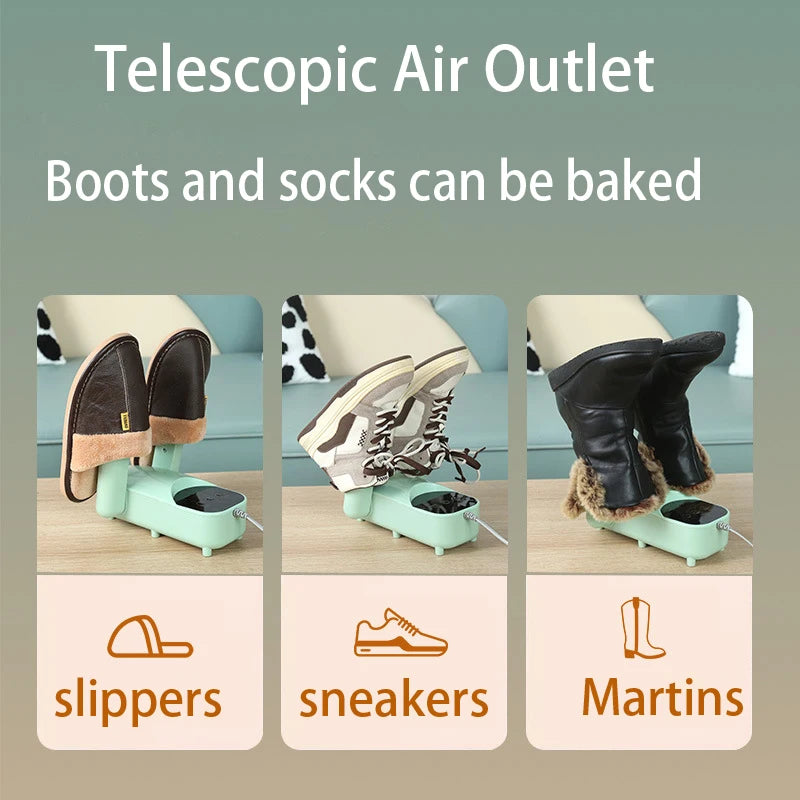 Electric Shoe Dryer Machine – Dual-Shoe Footwear Dryer & Odor-Control Drying Stand
