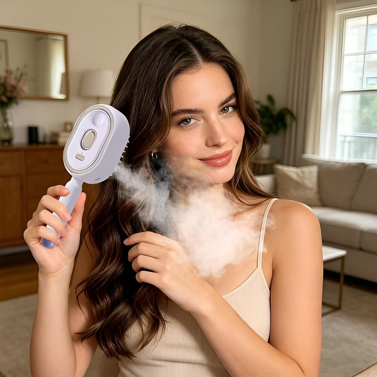 Electric Air Cushion Hair Comb & Scalp Massager – Portable Hair Care Brush