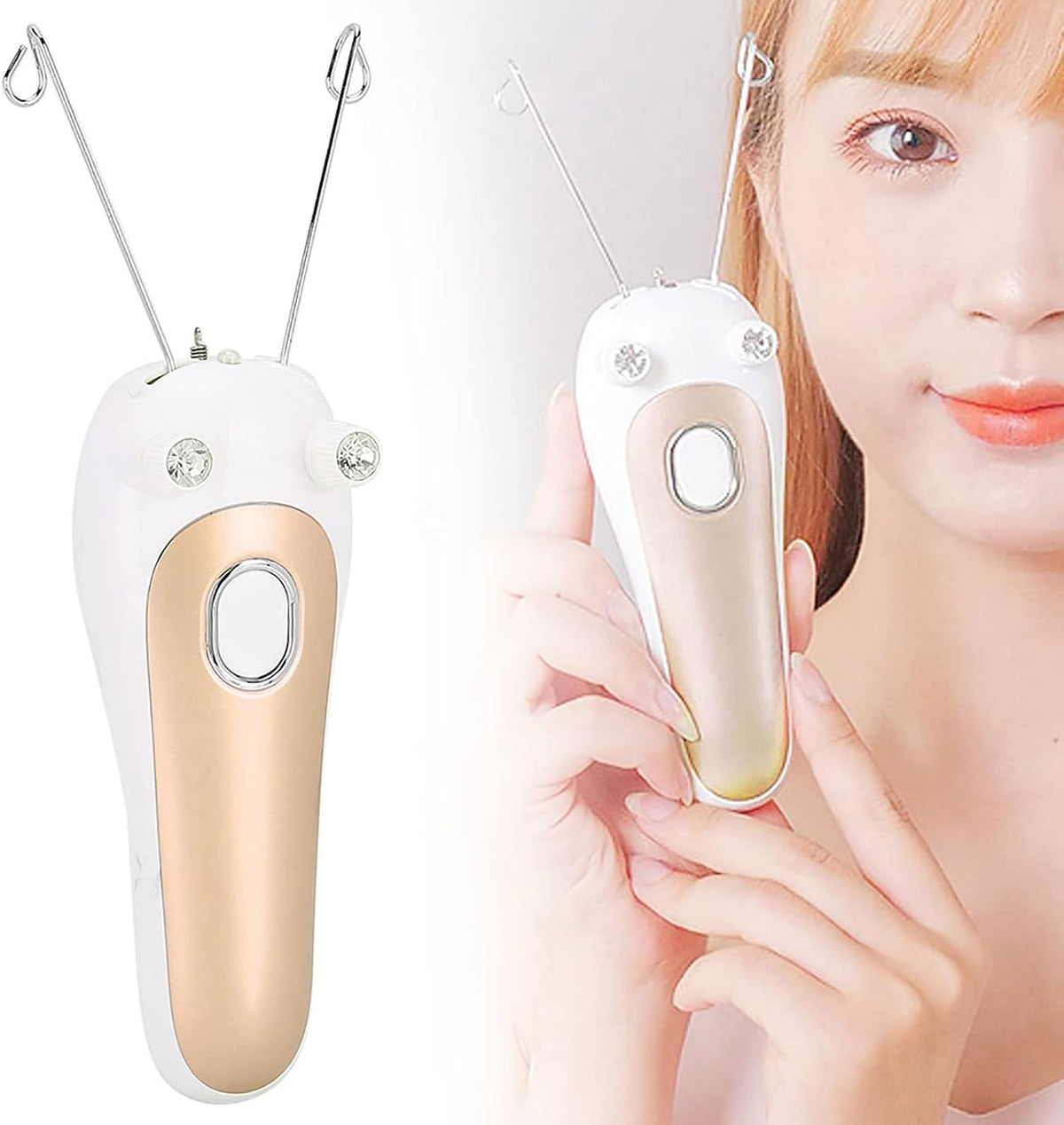 Electric Facial Threading Epilator for Women – Portable Facial Hair Remover