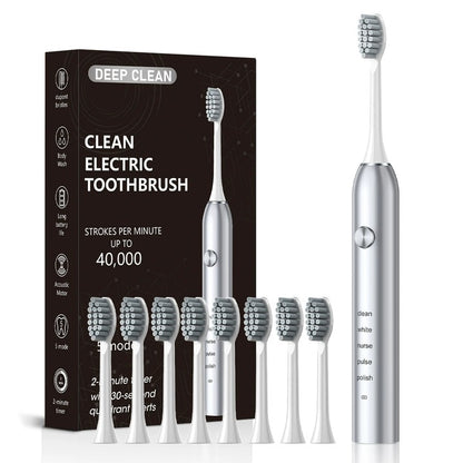 Deep Clean Electric Toothbrush with 5 Brush Modes & Multiple Brush Heads