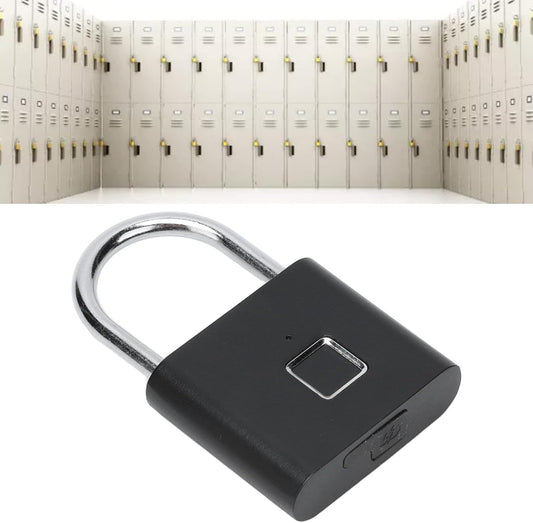 Fingerprint Padlock – Keyless Biometric Lock for Lockers, Cabinets & Personal Storage