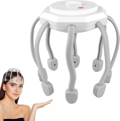 Electric Scalp Massager with 8 Contact Points – Head & Scalp Massage Relaxation Tool
