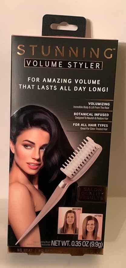 Stunning Volume Styler Hair Volumizing Brush – Root-Lifting Hair Styling Tool for All Hair Types