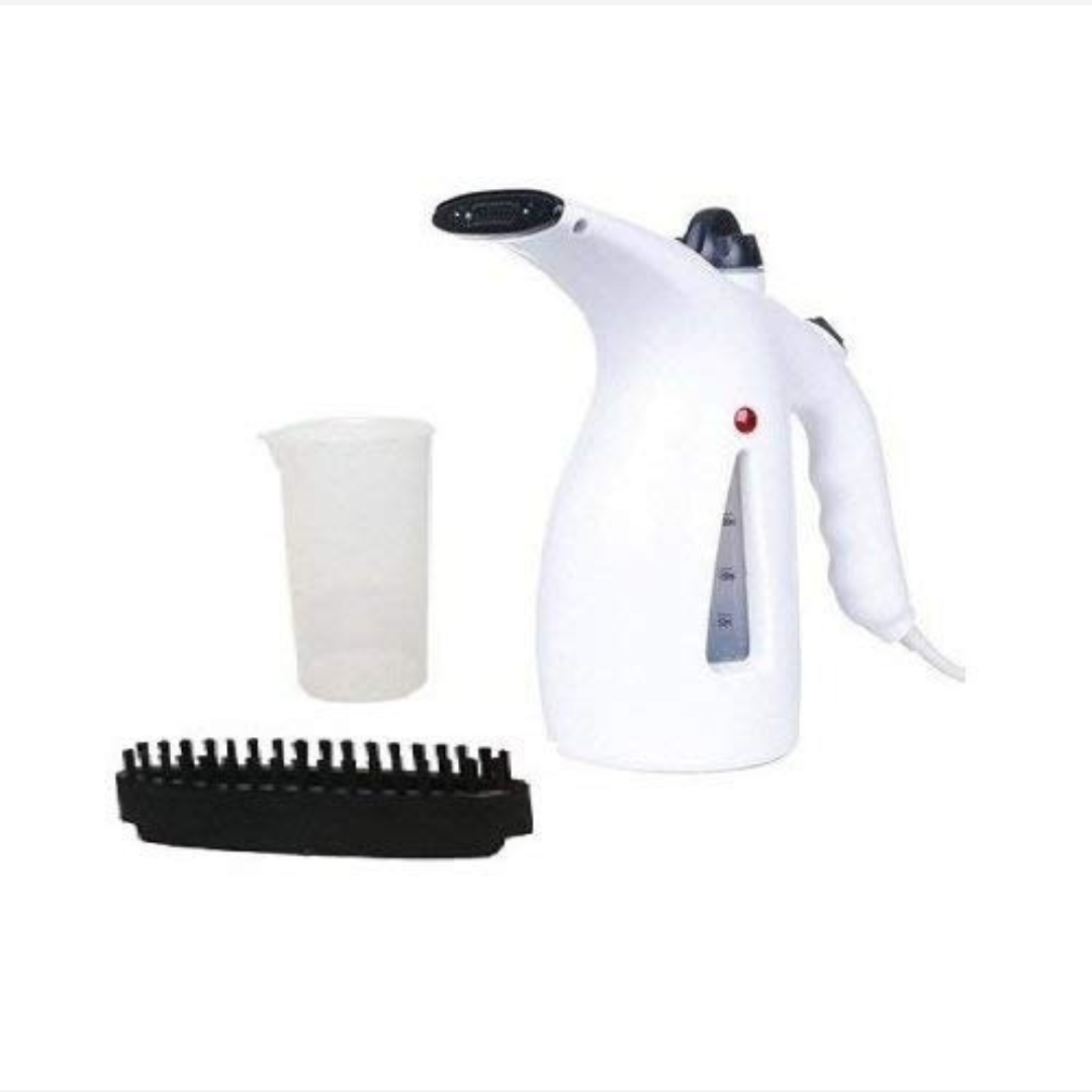 Handheld Garment Steamer – Portable Clothes Wrinkle Remover with Brush & Water Cup