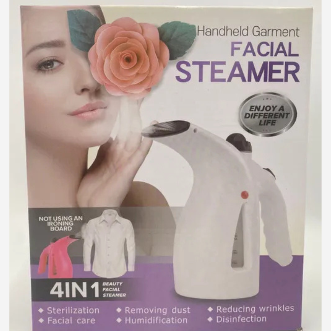 Handheld Garment Steamer – Portable Clothes Wrinkle Remover with Brush & Water Cup