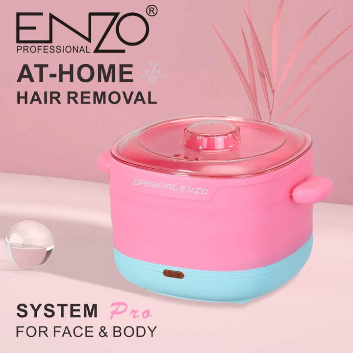 ENZO Professional At-Home Hair Removal Wax Warmer – Face & Body Waxing System