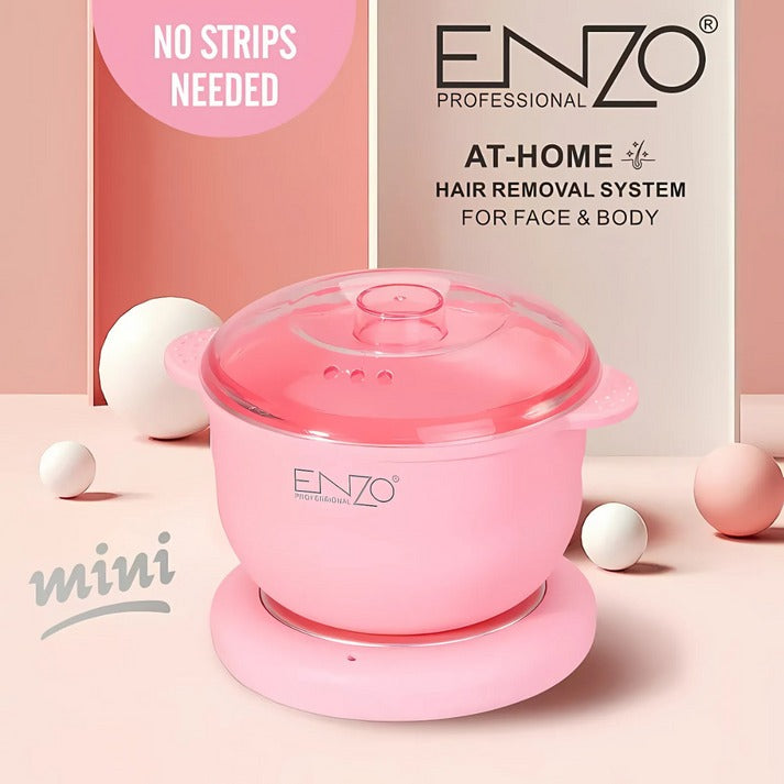 ENZO Professional At-Home Hair Removal Wax Warmer – Face & Body Waxing System