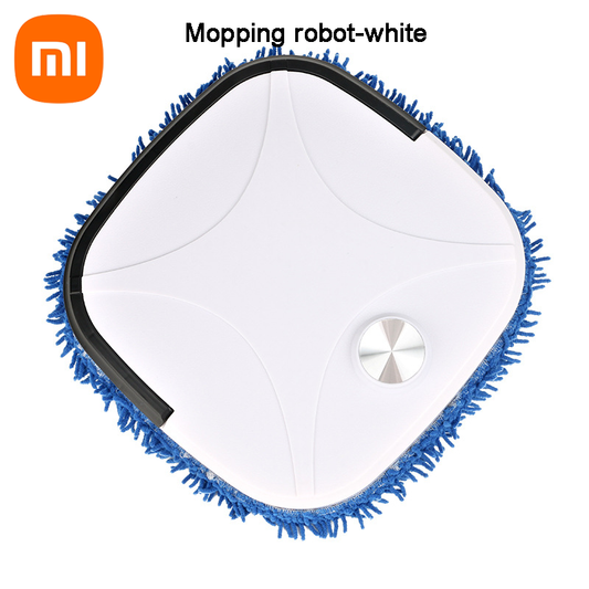 Intelligent Sweeping Robot | Wet & Dry Silent Vacuum with Mopping Function – White