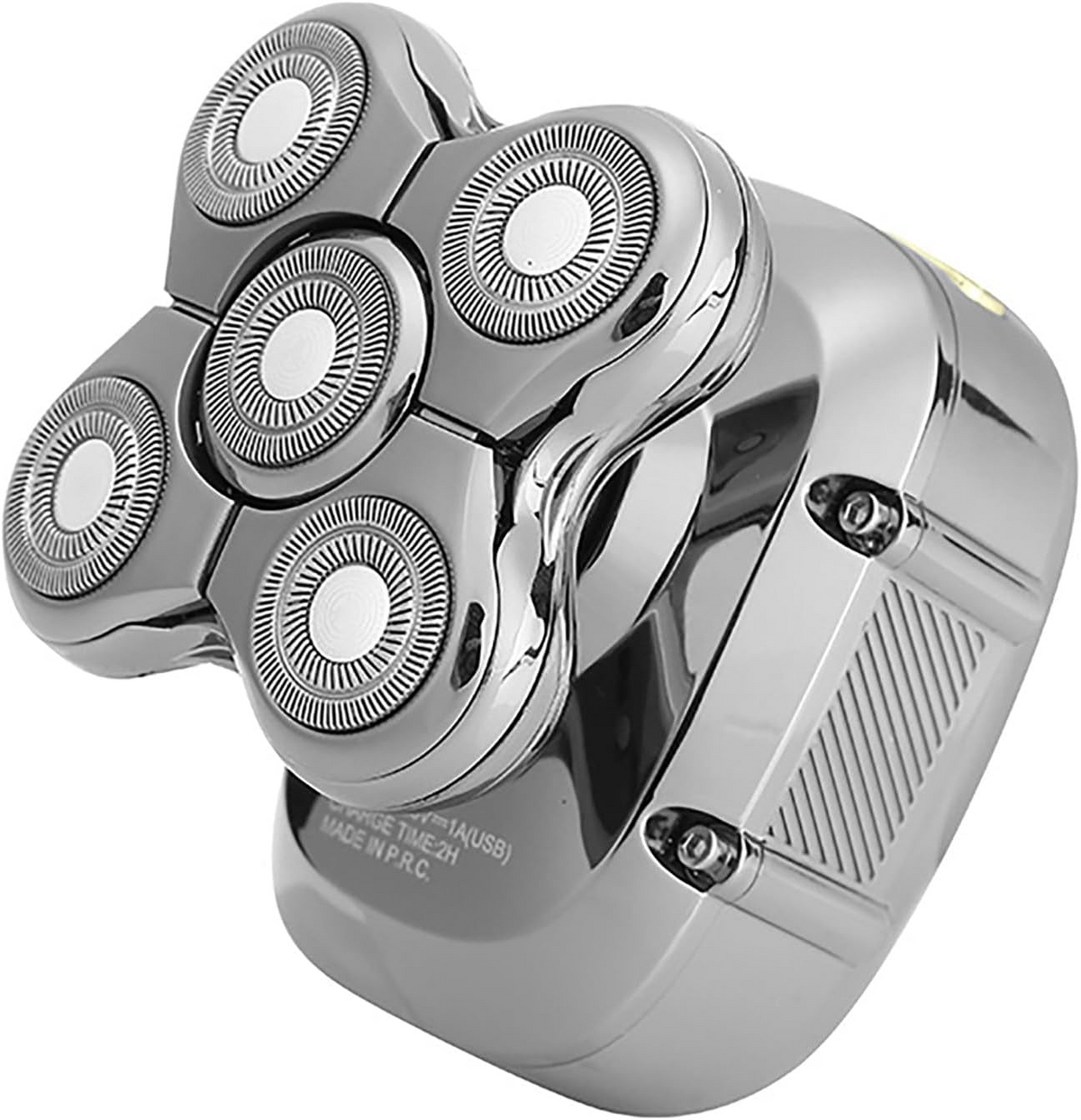 Laichy L-803 5-in-1 Professional Men’s Electric Shaver – 5 Rotary Heads with Grooming Attachments