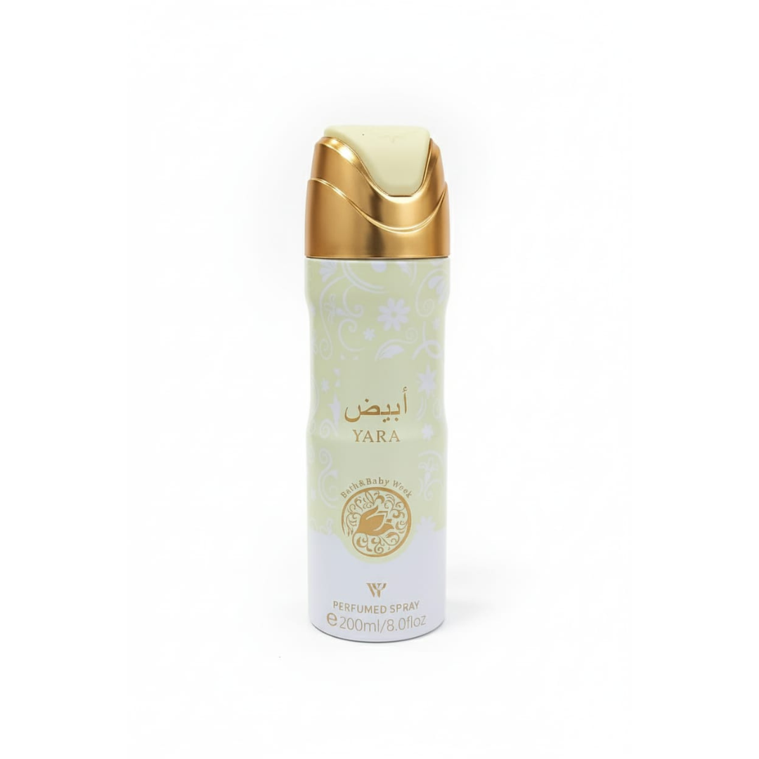Yara Abyad White Perfumed Spray 200ml – Elegant Everyday Fragrance