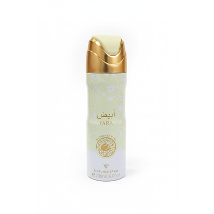 Yara Abyad White Perfumed Spray 200ml – Elegant Everyday Fragrance