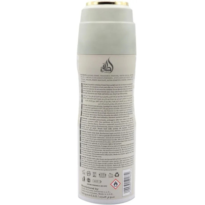 Yara Abyad White Perfumed Spray 200ml – Elegant Everyday Fragrance