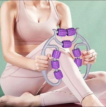 Multi-Point Body Massage Roller – Handheld Muscle Relaxation & Body Massage Tool